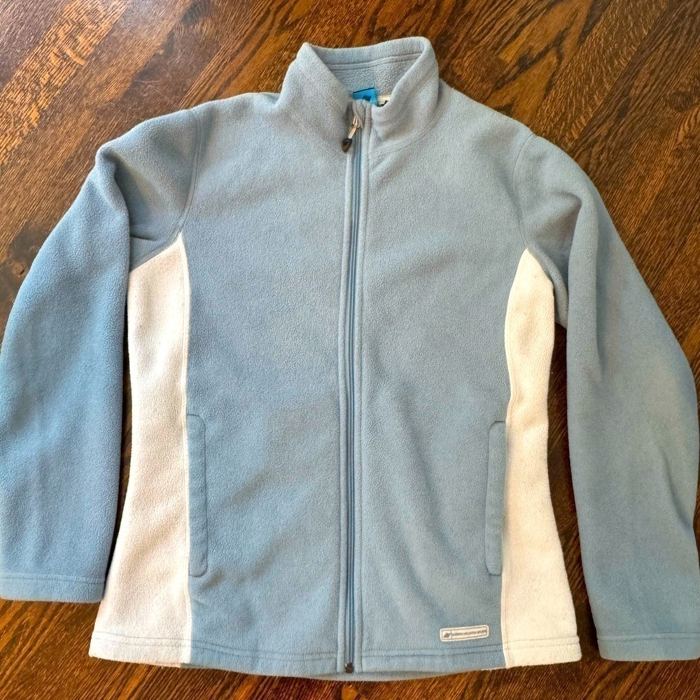 Eastern Mountain Sports Women’s‎ Fleece Jacket Size Medium Full Zip Blue